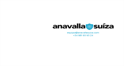 Desktop Screenshot of anavallasuiza.com